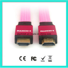 Chaqueta de PVC plana 1.4V 1080P Cable HDMI